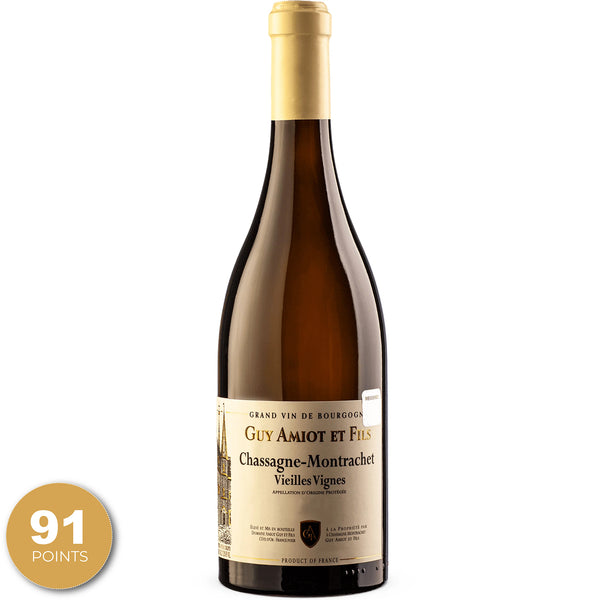 Domaine Guy Amiot et Fils, Chassagne-Montrachet Vieilles Vignes, Côte d'Or, Burgundy, France, 2018 through Merchant of Wine.