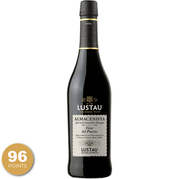 Lustau, Almacenistas Fino Del Puerto González Obregón Sherry, Jerez, Spain, NV through Merchant of Wine.