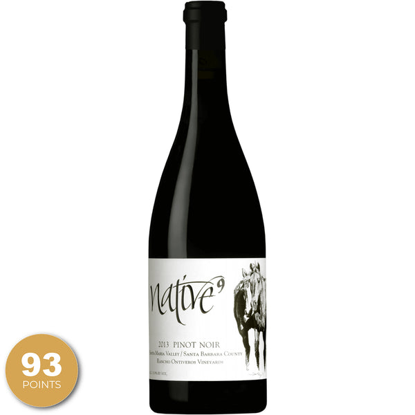 Native9, Pinot Noir, Rancho Ontiveros Vineyards, Santa Maria Valley, California, 2013