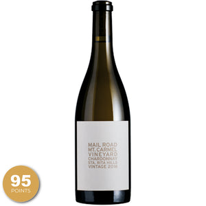 Mail Road, Mount Carmel Vineyard Chardonnay, Santa Rita Hills, California, 2016 through Merchant of Wine.