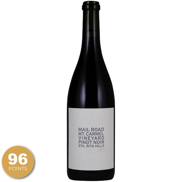 Mail Road, Mount Carmel Vineyard Pinot Noir, Santa Rita Hills, California, 2016 through Merchant of Wine.