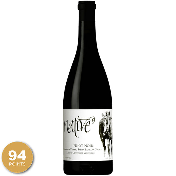 Native9 Pinot Noir, Santa Maria Valley, Central Coast, California, 2014 through Merchant of Wine.